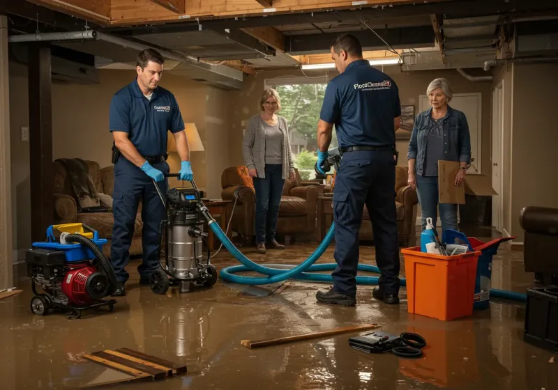 Basement Water Extraction and Removal Techniques process in Doffing, TX